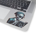 Bookish Alien Reader Sticker