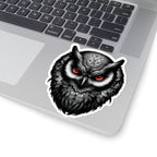Gothic Red Eyed Owl Sticker