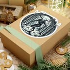 Wendigo Winter Forest Sticker