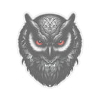 Gothic Red Eyed Owl Sticker