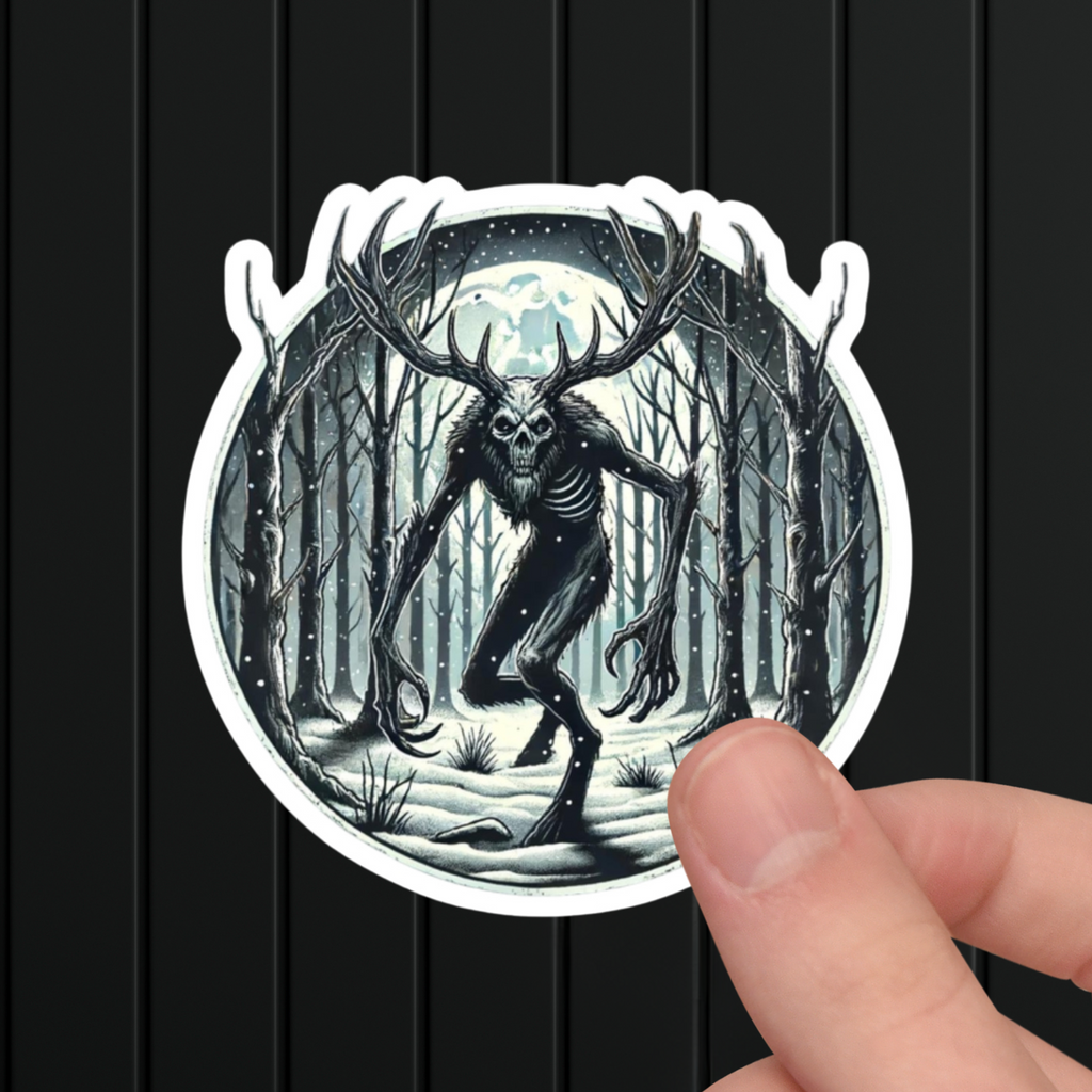 Wendigo Winter Forest Sticker