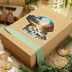 Labrador Silhouette Lake Scene Sticker