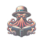 Bookish Octopus Reading Sticker