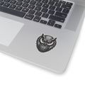 Gothic Red Eyed Owl Sticker