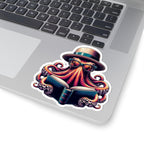 Bookish Octopus Reading Sticker