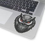 Gothic Red Eyed Owl Sticker